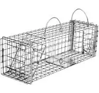 Tomahawk Live Trap - Model 603 - Original Series Rigid Live Trap with one Trap Door and Easy Release Door - 19x6x6 for Squirrel, Rat, Muskrat Sized Animals