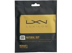 Luxilon Natural Gut 16L/1.25 Tennis String (Natural)