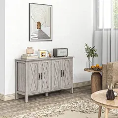 HOMCOM Farmhouse Buffet Sideboard