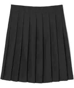 Girl&#39;s Pleated Skirt Below The Knee - Navy