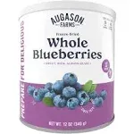 Freeze Dried Whole Blueberries 12 oz No. 10 Can Camping Emergency Food NEW