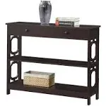 Convenience Concepts Omega 1 Drawer Console Table Espresso