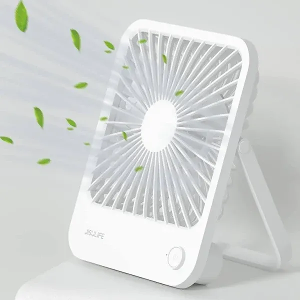 JISULIFE 2022 Portable Ultra-Slim Table Fan