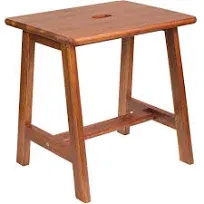 Rectangular Acacia Wood Stool Small Bench Seat Small End Table Stool