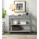 Convenience Concepts Omega 1 Drawer Console Table, Black