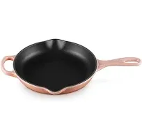 Le Creuset Enameled Cast Iron Signature Round Skillet, 9", Peche