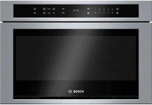 Bosch HMD8451UC 800 Series Drawer Microwave Stainless Steel