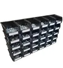 1035 Piece Metric 10.9 Nut Bolt and Washer Assortment with 30 Plastic Bins