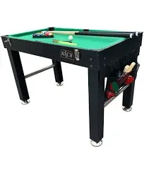 Minotaur 48&#034; 5-in-1 Multi-Game Table (Black) - Combo Game Table Set - Foosbal...