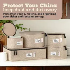 Hard Shell China Storage Containers 5-Piece Set