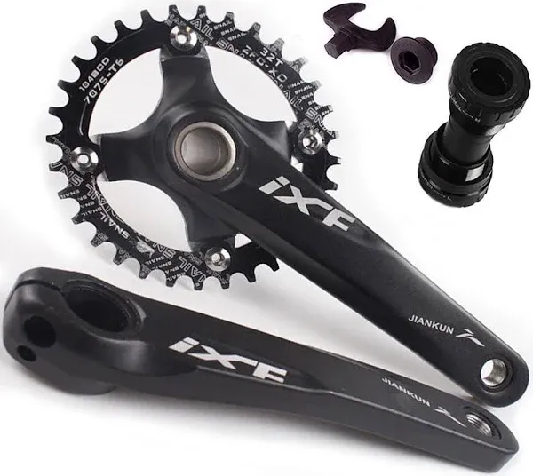 Bucklos IXF 104 BCD 30-52t Mountain Bike Cranks