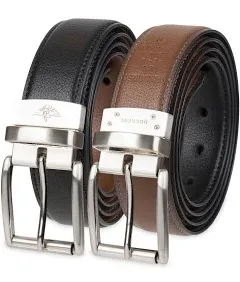 DOCKERS Men's Reversible Stretch Belt