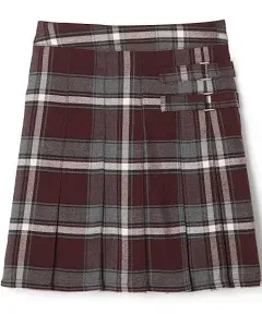 French Toast Girls' Adjustable Waist Pleated-Front Two-tab Scooter