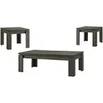 Coaster Weathered 3-Piece Occasional Table Set