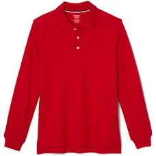 French Toast L/s Pique Polo Adult Shirt