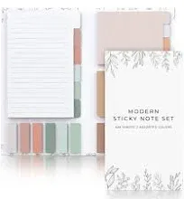 Aesthetic Pastel Sticky Notes Set of 528 with Tabs For Bible Study - Incl. St...