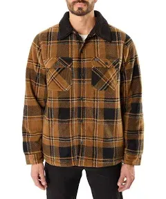 Men's Smith's Workwear Sherpa-Lined Plaid Polarfleece Jacket