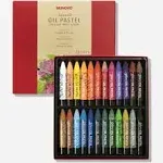 Mungyo Water-Soluble Oil Pastel Set of 24 - Assorted Colors