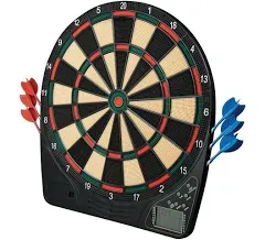 Franklin Sports Electronic Dart Board Sets - Soft Tip Electric Dartboard