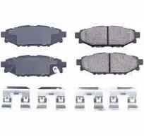 PowerStop 17-1114 Z17 Evolution Ceramic Brake Pads with Hardware