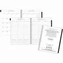 AT-A-GLANCE Executive Weekly/Monthly Planner Refill with 15-Minute Appointments, 11 x 8.25, White Sheets, 12-Month (Jan to Dec): 2025