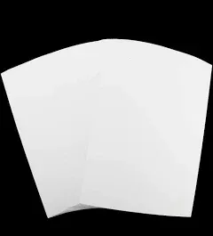 100Sheets  White Watercolor Paper Cold Press Cut Bulk Pack for Beginning Artists