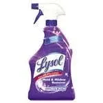 Reckitt Lysol Bathroom Cleaner Spray with Mold and Mildew Remover, Bleach, 32 Fl Oz (Pack of 1) - With 1ct Auto In-The-Bowl Toilet Cleaner, Atlantic Fresh