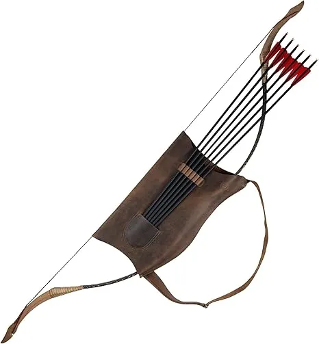 Archery Bow Carrier with Arrow Slots