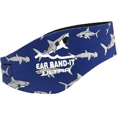 EAR BAND-IT Ultra Swimming Headband - Best Swimmer's Headband - Keep Water Out, Hold Earplugs in - Doctor Recommended - Secure Ear Plugs - Invented by ENT Physician - Medium (See Size Chart)