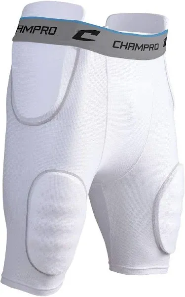 Champro Men&#039;s Formation 5-Pad Integrated Girdle WHITE | GRAY SM