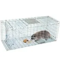 24&#034;/32&#034; Live Animal Trap Rodent Raccoon Cage Humane Trap for small Pets 