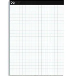 Mr. Pen- Graph Paper, 2 Pack, 8.5"x11", 2x2 (2 Squares per inch), 55 Sheets/Pad, Graphing Paper, Grid Paper Pad, Math Graph Paper Pad, Drafting Paper, Computation Pads, Square Paper, Math Paper