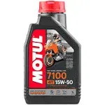 Motul 7100 4T Synthetic Oil, 1 Liter, 15W50