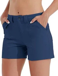 Willit Women's Golf Hiking Shorts Quick Dry Athletic Casual Summer Shorts with Pockets 4.5 in