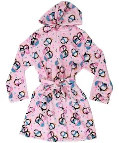 Just Love Girls' Hooded Plush Fleece Robe