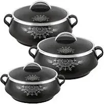 Cello Matiz Insulated Casserole Hot Pot Food Warmer 3-Piece Gift Set