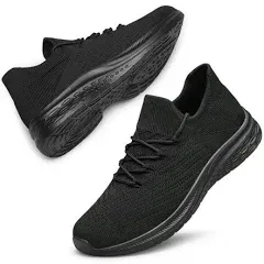 Sillenorth Men's Mesh Sneakers Slip on Walking Shoes Breathable Comfort Casual Athletic