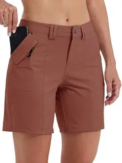 Women&#039;s Golf Hiking Shorts 7&#034; Quick Dry Athletic Shorts Casual Summer Shorts ...