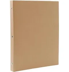 MUJI Kraft Binder A4 30 Rings Beige or Dark Gray 5 Set New from Japan