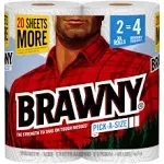 Brawny Paper Towels, Pick-A-Size, 2-Ply, XL Rolls - 2 rolls
