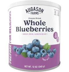 Freeze Dried Whole Blueberries 12 Oz No. 10 Can Survival Emergency Food Outdoor