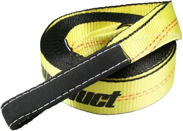 Recovery Tow Strap 2in X 20ft Heavy Duty 20,000 lbs Break Strength, Use for Emergency Towing Rope, Tree Saver, Winch Extension, Triple Reinforced Loops, Protective Sleeves,Car Accessories