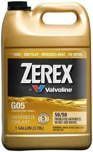 Zerex G-05 Antifreeze Coolant Ready to Use 1gal ZXG05RU1