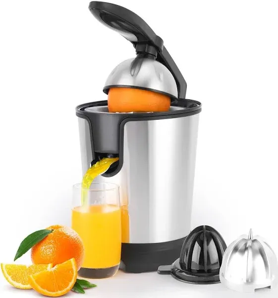 Premium Electric Orange Juicer Squeezer,citrus Juicer Electric,lime Grapefruit Lemon Juicer Squeezer Machine,exprimidor De Naranjas Electrico,new Ultra-powerful Motor And Soft Grip Handle,black