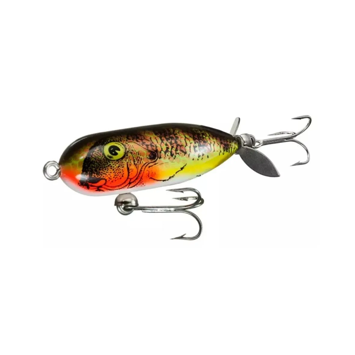 Heddon Torpedo Prop-Bait Topwater Fishing Lure with Spinner Action