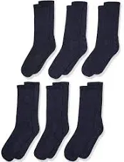 Jefferies Socks Boys' Seamless Half Cushion Sport Crew Socks