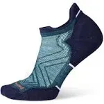 Smartwool Women's Run Targeted Cushion Low Ankle Socks-TWILIGHT Blue-M