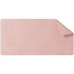 Mobile pixels Desk Mat (Coral Pink)