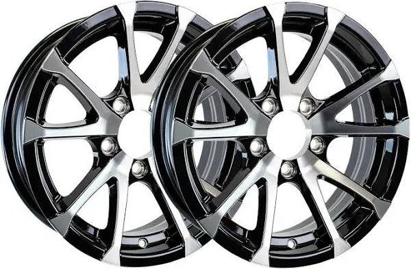 Ecustomrim 2-Pack Aluminum Trailer Rims Wheels