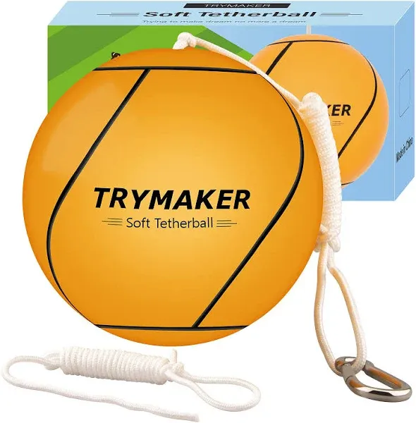 Trymaker Tether Balls and Rope Set for Kids